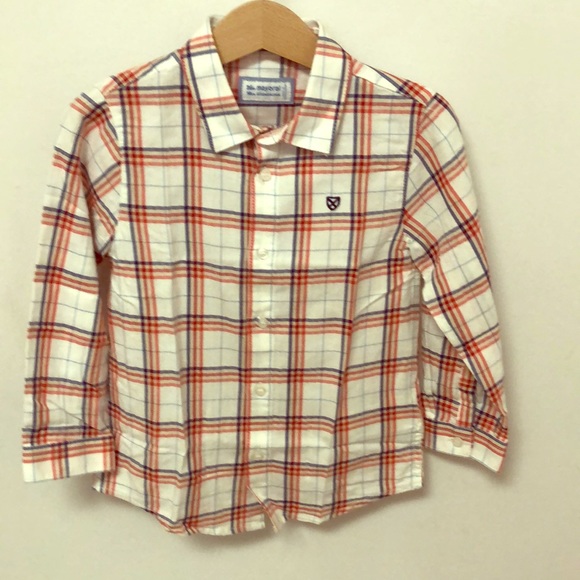 Toddler/baby boy striped long sleeve button up - Picture 2 of 4